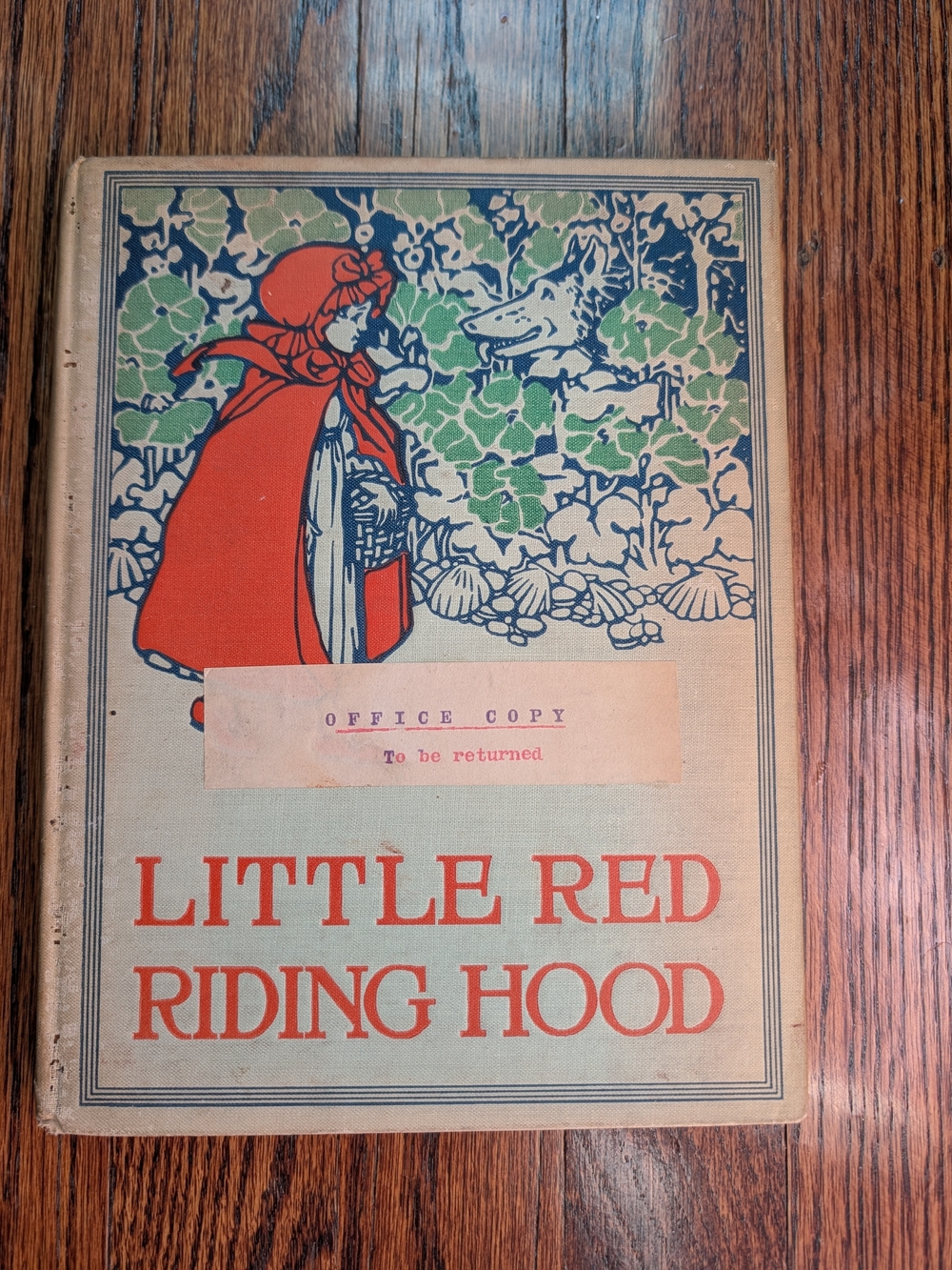 Antique Book Little Red Riding Hood, 1905, Henry Altemus Company, Publisher Copy